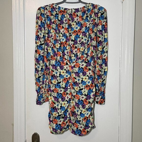 Blogger’s Favourite Zara Multicolored Floral Printed Mini Dress size XS - Picture 11 of 15